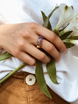 Anillo Paz Amatista