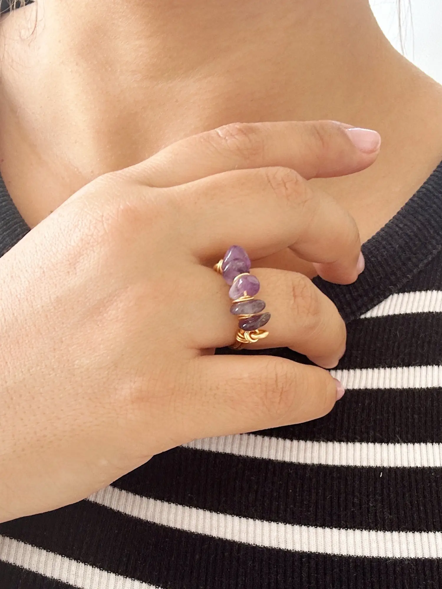 Anillo Paz Amatista - Imagen 5