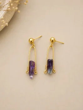 Aretes Serenidad Amatista