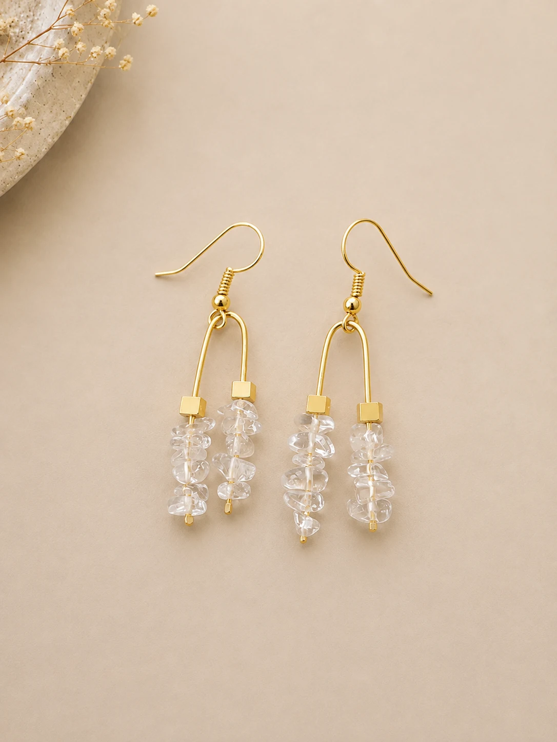 Aretes protección Cuarzo Cristal