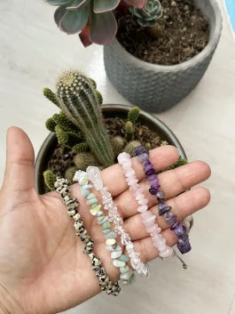 Pulsera Cuarzos Naturales