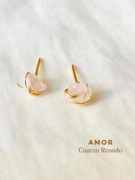 Topitos Amor Cuarzo Rosado
