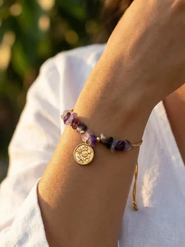 Pulsera Paz y Paciencia – Amatista