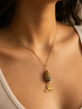 Collar Abundancia y Poder Personal – Ojo de Tigre