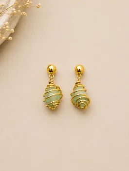 Aretes Armonía Aventurina