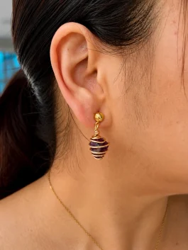 Aretes Paciencia Amatista