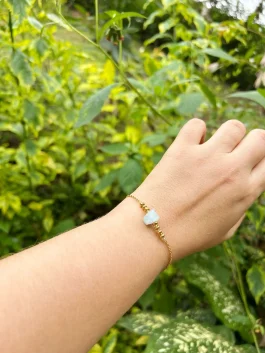 Pulsera Serenidad Agua Marina