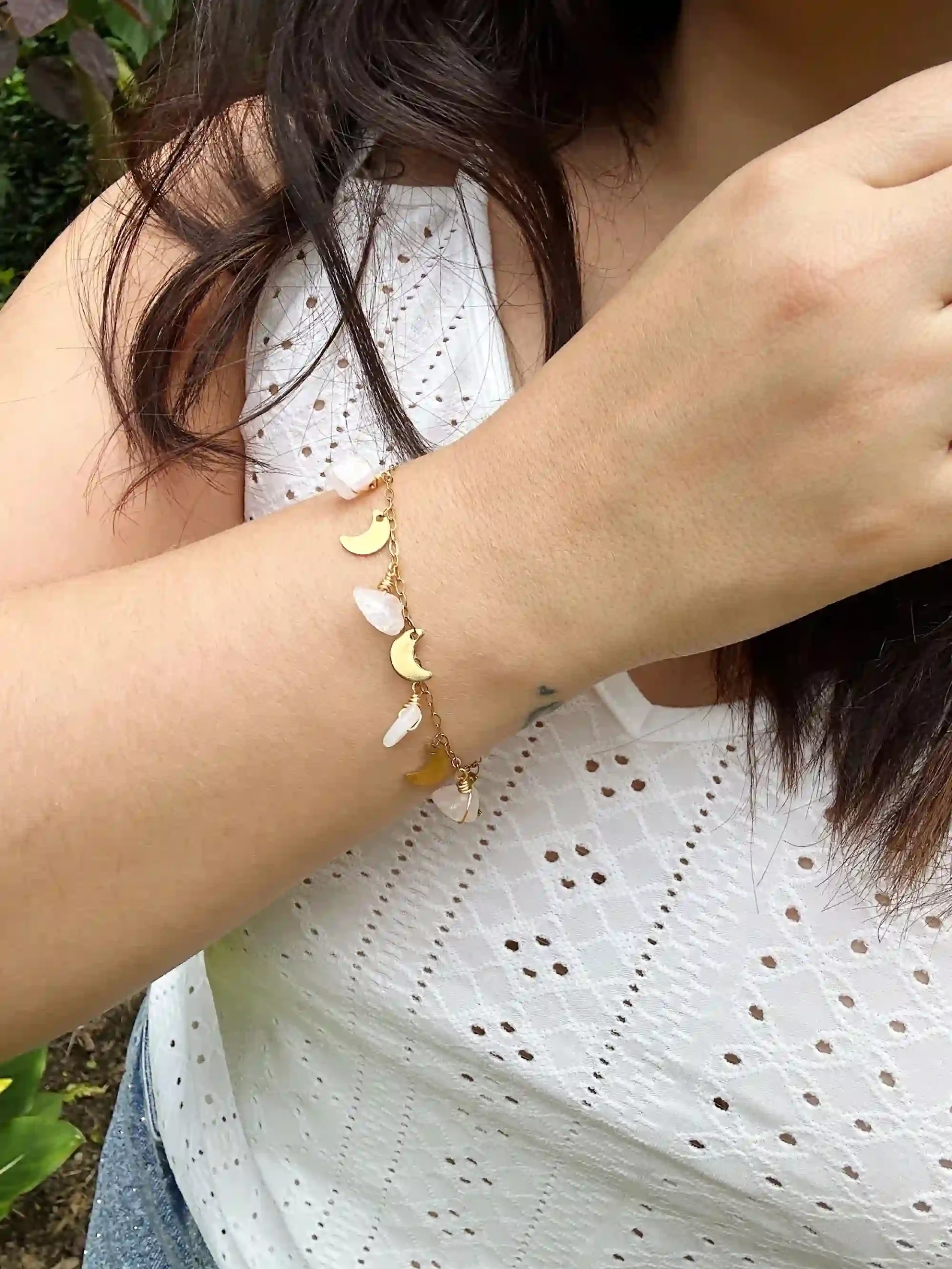 Pulsera Amor Cuarzo Rosado - Imagen 3