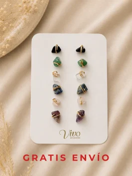 Set x 6 Aretes Calma y Conexión