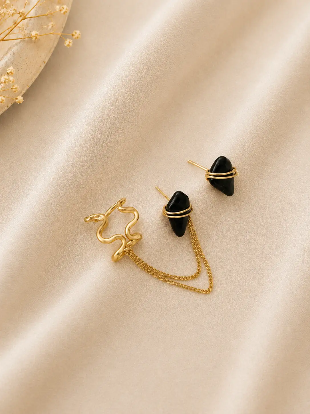Earcuff Protección Ónix