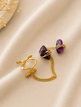 Earcuff Paz Amatista