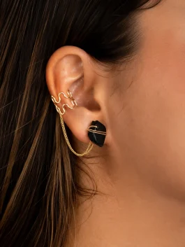 Earcuff Protección Ónix
