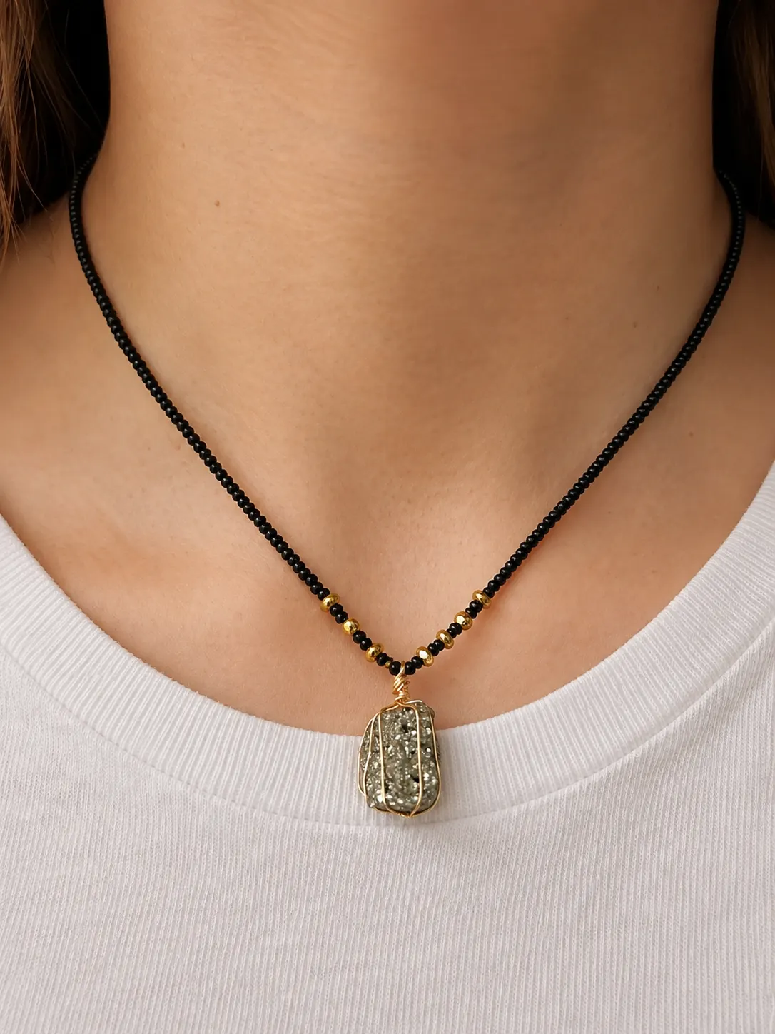 Collar Abundancia Pirita - Imagen 3